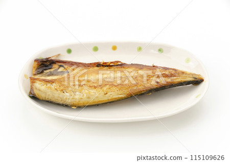 Grilled mackerel 115109626