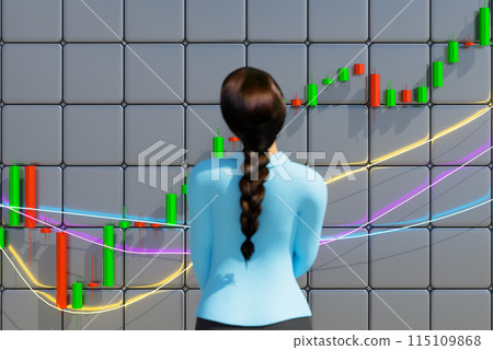 Business people looBusiness people look at a chart. The trader analyzes the price movement on a huge trading chart. A businessman-investor watches the movement of the price of an asset.k at a chart. Business people looBusiness people look at a chart. The trader analyzes the price movement on a huge trading chart. A businessman-investor watches the movement of the price of an asset.k at a chart. 115109868