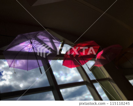 Umbrella by the window 115110245