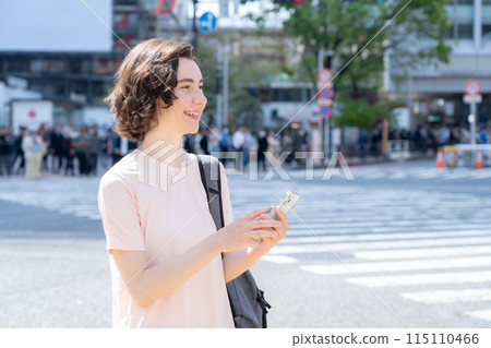Foreign tourists traveling in Tokyo (inbound) Foreign tourists traveling in Tokyo (inbound) 115110466