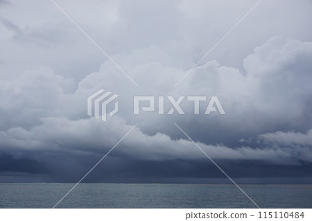 The rainy season begins, rain clouds and fronts appear The rainy season begins, rain clouds and fronts appear 115110484