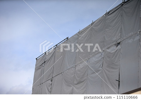 外部鷹架覆蓋網片（建築工程） 115110666