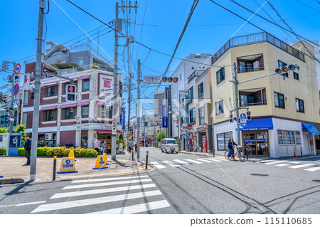 東京江古田站練馬區的都市景觀 115110685