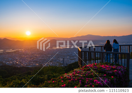 Nishizao Park Observation Plaza, evening view 115110923