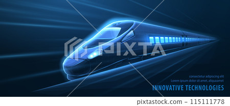 Fast modern express passenger train no high speed railway Fast modern express passenger train no high speed railway 115111778