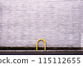 street wall background ,Industrial background, empty grunge urban street with warehouse brick wall 115112655