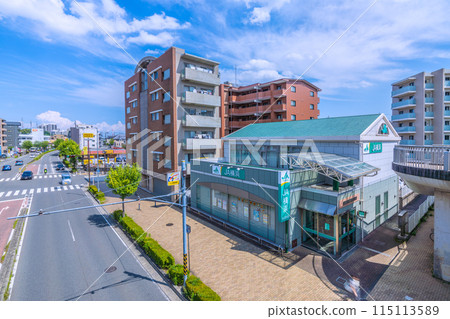 日本橫濱城市景觀 橫濱市營地鐵綠線北山田站等景觀 115113589