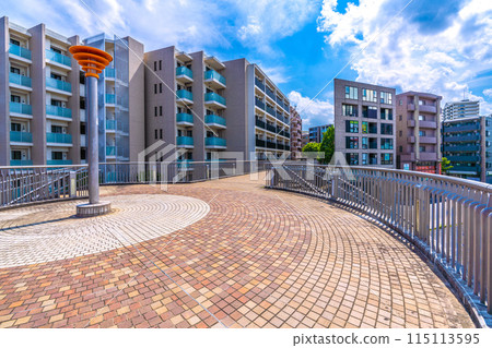 日本橫濱城市景觀 橫濱市營地鐵綠線北山田站等景觀 115113595