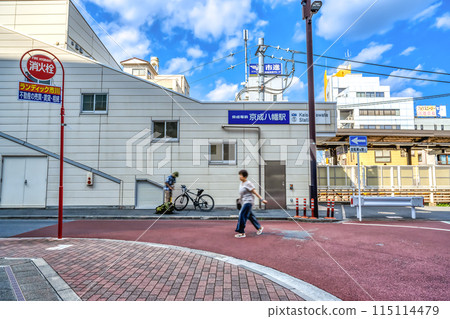 Cityscape of Ichikawa City, Chiba Prefecture Keisei Hachiman Station Cityscape of Ichikawa City, Chiba Prefecture Keisei Hachiman Station 115114479