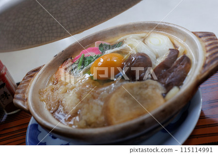 餐廳的鍋燒烏龍麵(青森縣六所村) 餐廳的鍋燒烏龍麵(青森縣六所村) 115114991