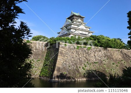 大阪城，春天，夏天，初夏，秋天，從Towerman休息室看到的大阪城的新綠，大阪城公園，大阪旅遊，關西旅遊 115115046