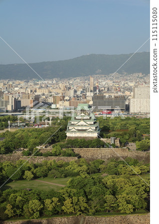 大阪城，春天，夏天，初夏，秋天，從Towerman休息室看到的大阪城的新綠，大阪城公園，大阪旅遊，關西旅遊 115115080