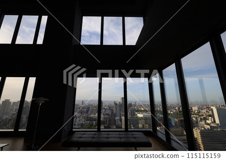 大阪城，春天，夏天，初夏，秋天，從Towerman休息室看到的大阪城的新綠，大阪城公園，大阪旅遊，關西旅遊 115115159