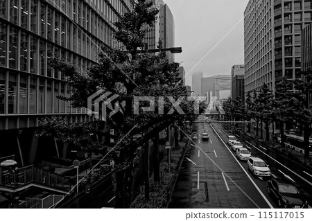 Rainy cityscape Rainy cityscape 115117015