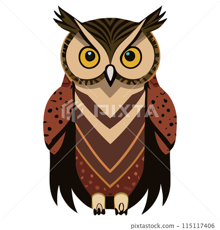 大角貓頭鷹 大角貓頭鷹 115117406