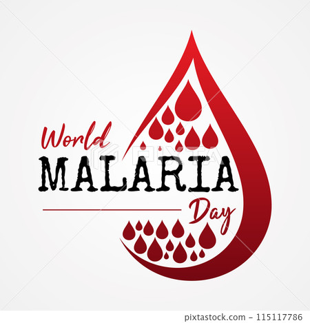 World Malaria Day vector letter for element design 115117786