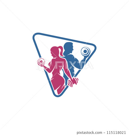 Fitness Gym logo design template Fitness Gym logo design template 115118021