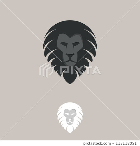 Simple lion logo design template Simple lion logo design template 115118051