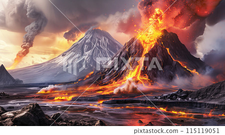 火山活動 115119051