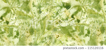 Green yellow lush foliage. Abstract vibrant texture in watercolor style. Brush paint. Summer design. Backdrop painting. Aquarelle splash. Hand drawn illustration for card, as template for greeting Green yellow lush foliage. Abstract vibrant texture in watercolor style. Brush paint. Summer design. Backdrop painting. Aquarelle splash. Hand drawn illustration for card, as template for greeting 115120116