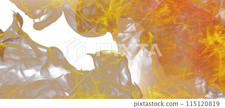 Fire flame on transparent background. Fire texture overlays 115120819