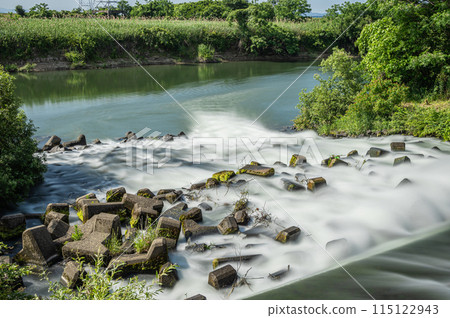 京都會伏見區密砂井堰至宇治川的水流 115122943