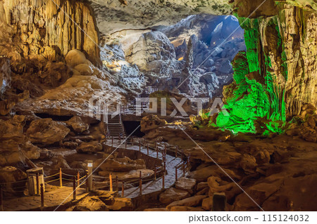 Hang Sung Sot Grotto Cave of Surprises, Halong Bay, Vietnam Hang Sung Sot Grotto Cave of Surprises, Halong Bay, Vietnam 115124032
