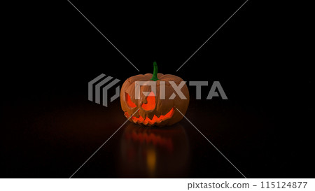 The  jack o lantern for halloween or holiday concept 3d rendering. 115124877
