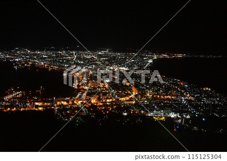 函館夜景 函館山夜景 函館夜景 函館山夜景 115125304