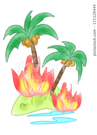 南部島嶼發生火災 115126444