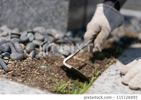 Grave weeding Grave cleaning Grave weeding Grave cleaning 115126895