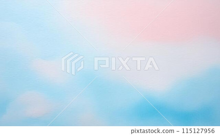 水彩塗抹藍色漸層背景 115127956