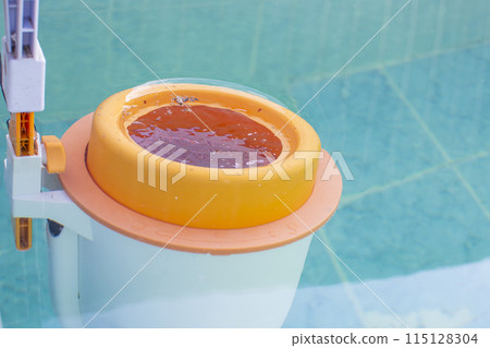 electric submersible pool filter collects debris from the surface and purifies the water electric submersible pool filter collects debris from the surface and purifies the water 115128304