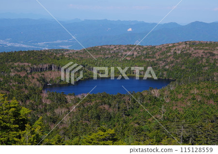 從長野縣小海町高見石上看到的白駒池風景 從長野縣小海町高見石上看到的白駒池風景 115128559