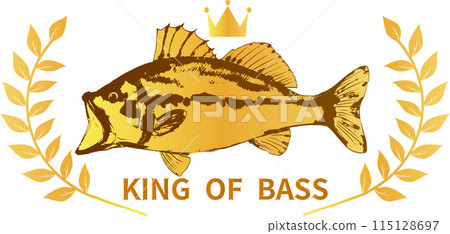 Goldfish print illustration 115128697