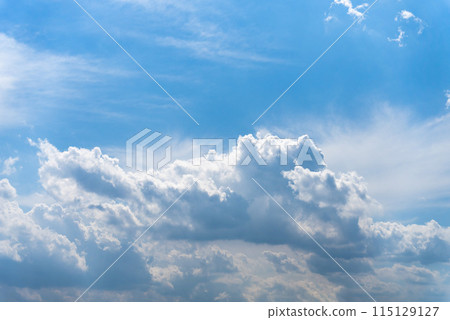 Time lapse of summer clouds floating in the clear blue sky of early summer Time lapse of summer clouds floating in the clear blue sky of early summer 115129127