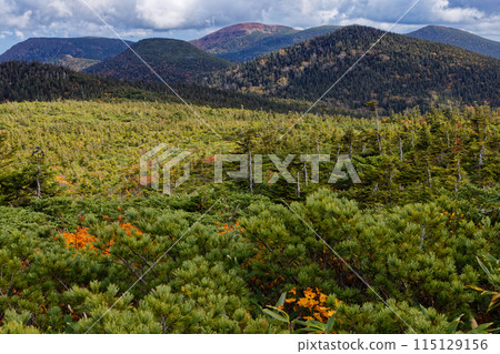 穿越路線和富士山 115129156