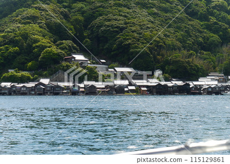 This is the northern tip of the Tango Peninsula, where the boathouses of Ine are located. 115129861