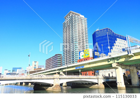 大阪府大阪市中之島週邊的高樓景觀 115130033