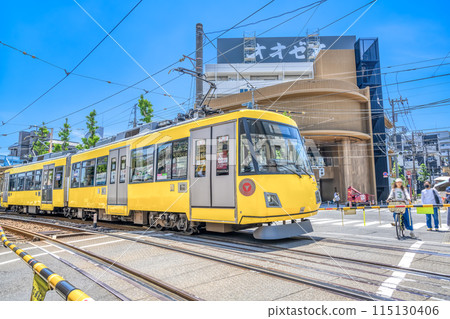 Cityscape of Setagaya Ward, Tokyo - Kamimachi Station Cityscape of Setagaya Ward, Tokyo - Kamimachi Station 115130406