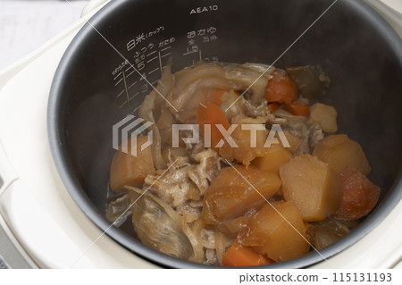 Rice cooker dish: Nikujaga (beef and potatoes) Rice cooker dish: Nikujaga (beef and potatoes) 115131193