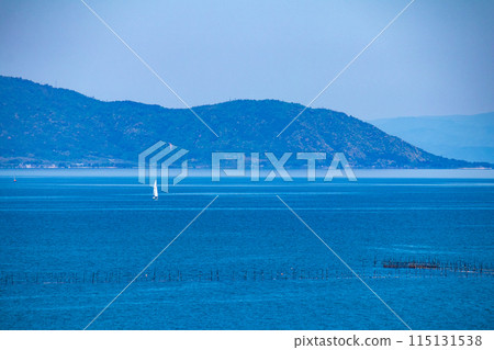 【琵琶湖風景】從琵琶湖大橋眺望蔚藍的大海 【琵琶湖風景】從琵琶湖大橋眺望蔚藍的大海 115131538