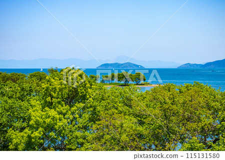 【琵琶湖風景】從琵琶湖大橋眺望蔚藍的大海 【琵琶湖風景】從琵琶湖大橋眺望蔚藍的大海 115131580