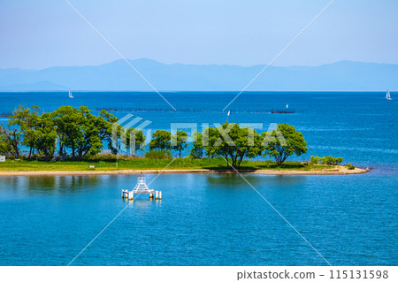 【琵琶湖風景】從琵琶湖大橋眺望蔚藍的大海 115131598