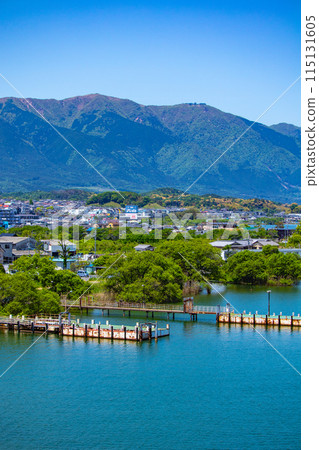【琵琶湖風景】從琵琶湖大橋眺望蔚藍的大海 115131605