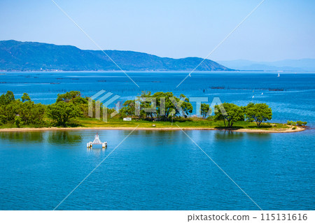 【琵琶湖風景】從琵琶湖大橋眺望蔚藍的大海 【琵琶湖風景】從琵琶湖大橋眺望蔚藍的大海 115131616
