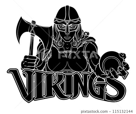 Viking Trojan Celtic Knight Tennis Warrior Woman 115132144