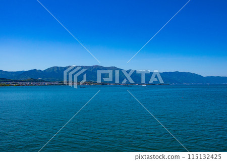 【琵琶湖風景】從琵琶湖大橋眺望蔚藍的大海 115132425