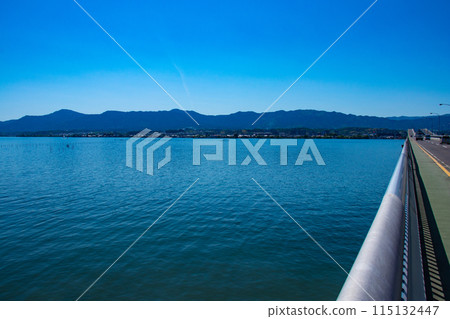 【琵琶湖風景】從琵琶湖大橋眺望蔚藍的大海 115132447