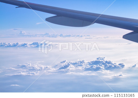 Cloud seen from an airplane Cloud seen from an airplane 115133165